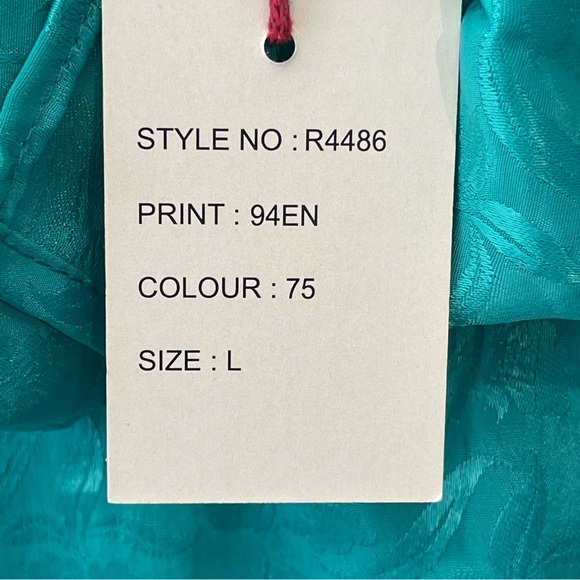 Anthropologie RAGA Maxi Dress Size Large Front Keyhole Tiered Floral Print - Picture 4 of 13